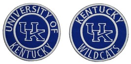 University of Kentucky Wildcats NCAA Football Embroidered Applique Iron On Patch - £6.80 GBP+