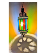 Arcenciel metal fanar, Moroccan craftsmanship, Oriental décor, Traditional  - $176.43 CAD