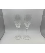 Pair of Waterford Crystal ARAGLIN Champagne Flutes Glasses - $7,462.22 MXN