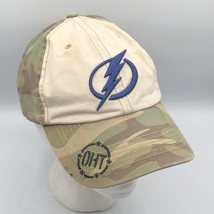 Tampa Bay Lightning Bolts Hockey Camo Operation Hat Trick OHT Hat Cap 47 Brand - £16.06 GBP