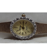 Beautiful Vintage Dufonte Lucien Piccard Genuine Diamonds Ladies Watch - $86.33