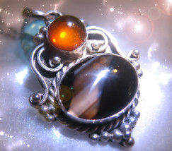 Haunted Necklace Everything You Have Been Waiting For Golden Royal Ooak Magick - £301.59 GBP