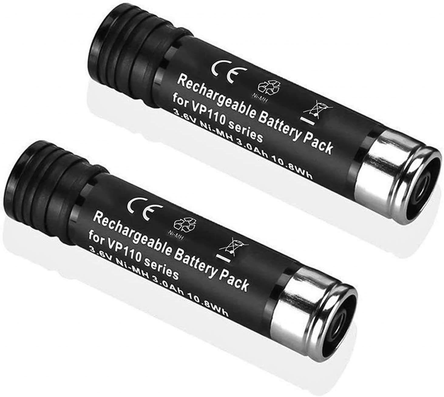 2Pack 3.6V 3000mAh Ni-Mh Replacement Battery Compatible with Black and D... - $38.99