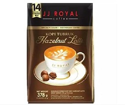 JJ Royal Coffee Kopi Tubruk - Hazelnut Latte (Pre-mix) (14s x 27g) 378g - The wa - £51.68 GBP