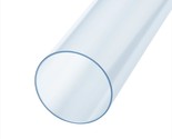 Clear Pvc Pipe 2-1/2&quot; X 36&quot; Long, 1Pk, Rigid Plastic Tubing For Dust Col... - £17.25 GBP