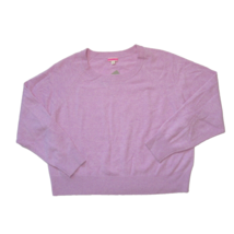 NWT J.Crew Cashmere Relaxed Crewneck Sweatshirt in Heather Lilac Sweater XL - £77.97 GBP