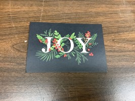 Hallmark “Joy” Christmas Card Packaged - £5.86 GBP