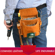 Cowhide Leather Nuts Nail Screw Fastener Tool Bag Pouch Gift Pockets 8.6... - £23.36 GBP