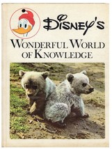 VINTAGE 1971 Disney Wonderful World of Knowledge Hardcover Book #1 - $19.79