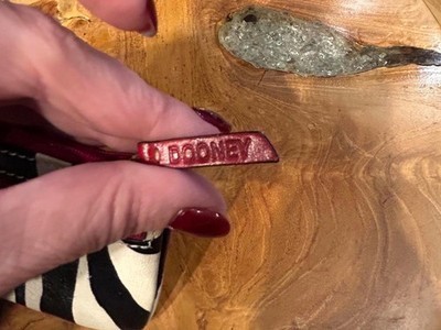 Dooney & Bourke Zebra Print Coin Purse with Keychain Item image 3