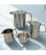 Old Hall Oriana 4 Piece Tea Coffee Set Stainless Steel Robert Welch Engl... - $2,822.32 MXN