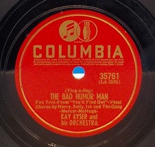 Kay Kyser w/ Ginny Simms 78 The Bad Humor Man / I&#39;d Know You Anywhere A11 - £5.41 GBP