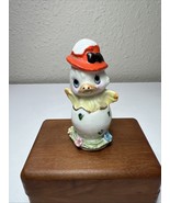 Vntg Ardco Chick W/Orange Hat In  Egg Figurine Taiwan Republic Of China ... - $12.00