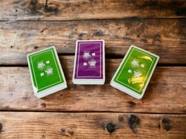 Vintage USA Sealed Decks Bridge Playing Cards Lot Of 3 Kings Purple Green - $282.54 MXN