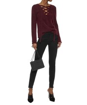L&#39;Agence Black Noir Chanelle Mid-rise Skinny Jeans  NWT NEW SZ 25 Lagence - $94.04