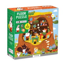 Mudpuppy Forest School 25 Piece Floor Puzzle with Shaped Pieces - $15.61