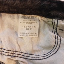 Riders Women's Size 16P Black Bootcut Leg Denim Jeans Measured 34x29 image 5