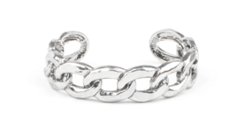 Paparazzi Living Off the Grit Silver Bracelet - New - $4.50