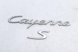 03-10 PORSCHE CAYENNE S TRUNK REAR EMBLEM BADGE E6387 image 11