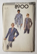 1979 Simplicity Sewing Pattern #8900 Size 42 Men&#39;s Lined Jackets UNCUT - £10.27 GBP