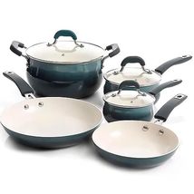 Oster Corbett Forged Aluminum Cookware Set with Ceramic Non-Stick-Induct... - £84.50 GBP