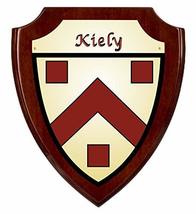 Kiely Irish Coat of Arms Shield Plaque - Rosewood Finish - £34.41 GBP