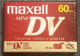 Maxell Mini DV M60SE 60 Min SP 90 Min LP Brand New Sealed - £7.87 GBP