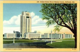 United States Naval Medical Center Bethesda Maryland Postcard - £5.80 GBP