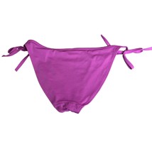Victoria&#39;s Secret String Bikini Bottom Large Purple Fully Lined Swimsuit... - £19.54 GBP