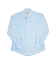 Vintage Fruit of the Loom Button Up Shirt Mens L Blue Golden Harvest Collection - £19.28 GBP