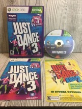 Just Dance 3 (Microsoft Xbox 360, 2011) Complete NO SCRATCHES Katy Perry Great - £3.95 GBP