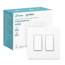 Kasa Smart Switch 2-Gang HS200-2, Single Pole,Neutral Wire Required, 2.4... - $44.76