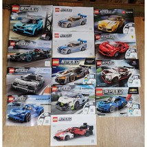 LEGO Speed Champions Car Instruction Booklets Lot Of 13 Mauals only NO Bricks - £7.96 GBP