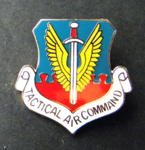 US AIR FORCE USAF TACTICAL AIR COMMAND LAPEL PIN BADGE 1 inch - $5.74