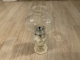 Vintage Lamplight Farms Oil Lantern Clear Glass Lamp 15” - $22.72