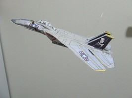 F-14 Tomcat Fighter Aircraft Cut &amp; Glue Paper Glider Kit - £3.84 GBP