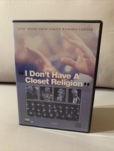 Jimmy Swaggart Family Worship Center I Don&#39;t Have a Closet Religion CD &amp; DVD - £5.36 GBP
