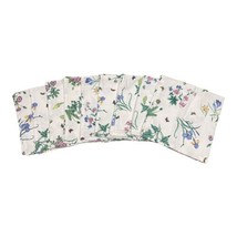 Lot Set of 9 Studio Nova Garden Bloom 100% Cotton Cloth Napkins 19&quot;  Bot... - £29.42 GBP