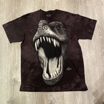 VINTAGE The Mountain Dinosaurs 2013 T-shirt Men&#39;s Adult Medium Tie Dye - £11.16 GBP
