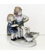 Carl Scheidig Gräfenthal Figurine Vintage German Porcelain Boy, Girl &amp; G... - £35.31 GBP