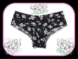 S M L Black Meadow All Floral Lace The Lacie Victorias Secret Cheeky Brief Panty - £8.64 GBP