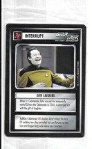 Star Trek Next Generation CCG Card Game Laughing Data Promo Card Deciphe... - $9.74