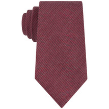 KENNETH COLE REACTION Red Melange Solid Silk Blend Classic Tie - $19.99