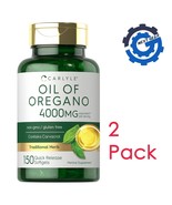2 Pack Oil of Oregano 4000 mg 150 Softgel Capsules Contains Carvacrol X0... - $437.33 MXN