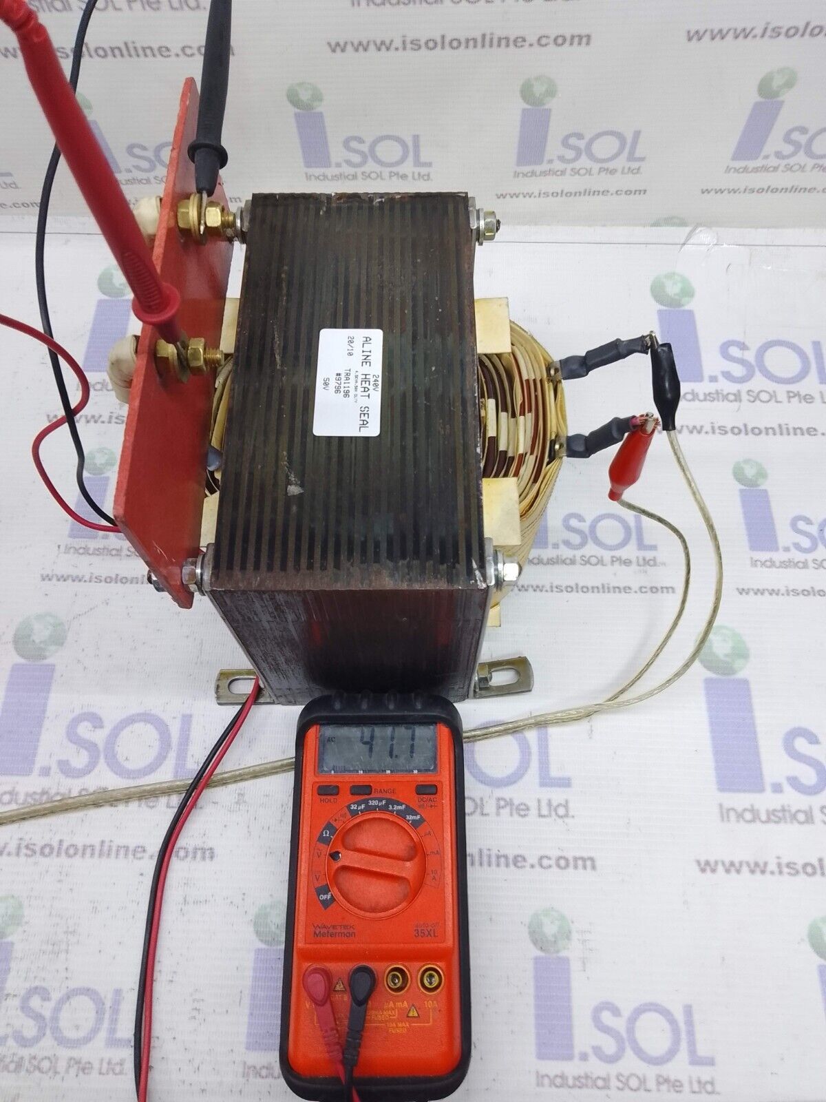 Aline Heat Seal TRA1196 #9796 Transformer 50V 4.5KVA AMAT - $528.94