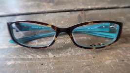 NEW Oakley MACCHIATO Eyeglass Frames 52-15-130mm Tortoise Blue - $69.29