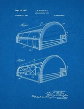 Airplane Hangar Door Patent Print - Blueprint - £6.34 GBP+