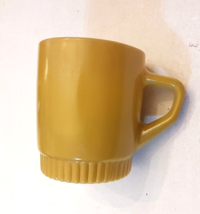 Fire King Hocking Coffee Mug Stackable Harvest Gold Milk Glass Cup VTG - £10.20 GBP