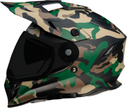 Z1R Adult Dual Sport Range Camo Helmet Woodland 2XL - £119.86 GBP
