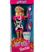 NEW 1995 got milk? Barbie Doll Special Edition with Special Straw #15121... - £15.57 GBP